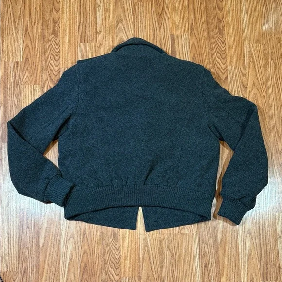 Moda International Dark Gray Pea Coat - Picture 7 of 10